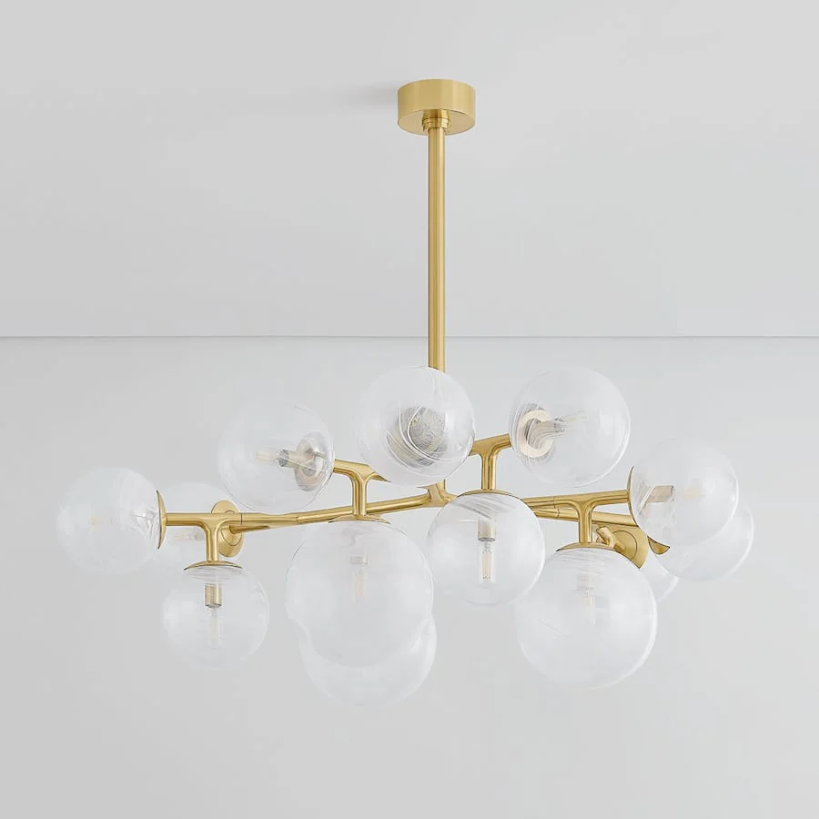 Corbett Lighting Glasgow 15 Light 46" Wide Chandelier - Image 3