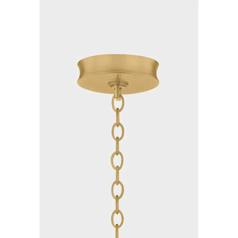Corbett Lighting Syros 19" Wide LED Pendant with Remolino Blanco Glass Shade - Image 3