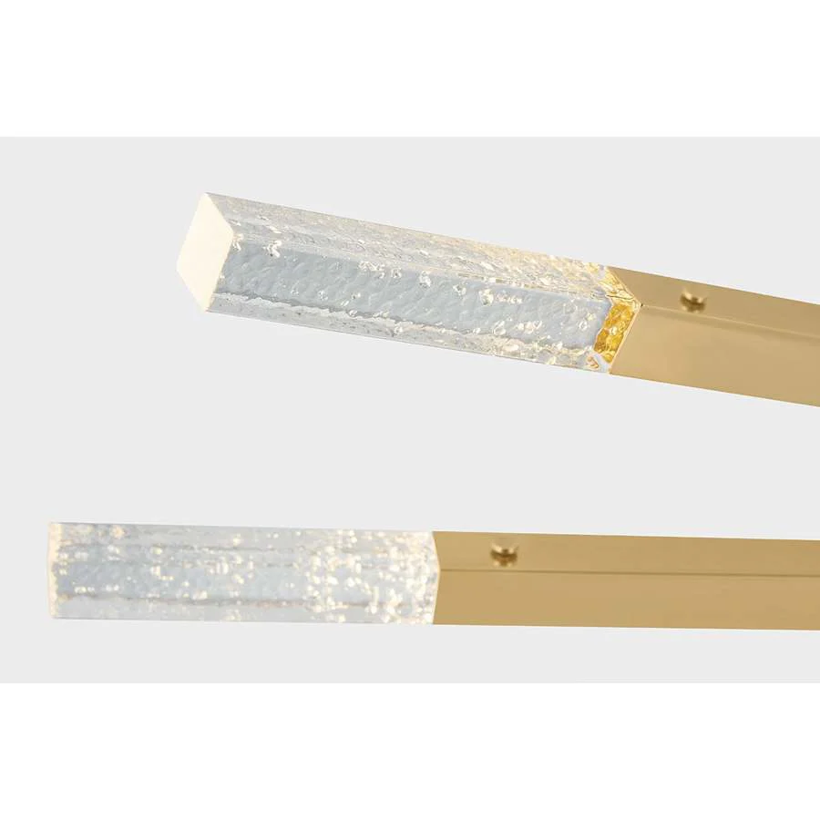Corbett Lighting Strasbourg 42" Wide LED Abstract Chandelier with Optic Glass Shades - Image 3