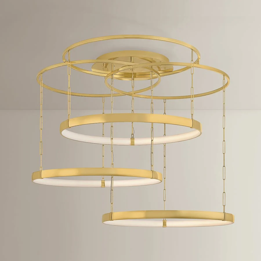 Corbett Lighting Chiasso 56" Wide LED Multi Light Pendant - Image 3