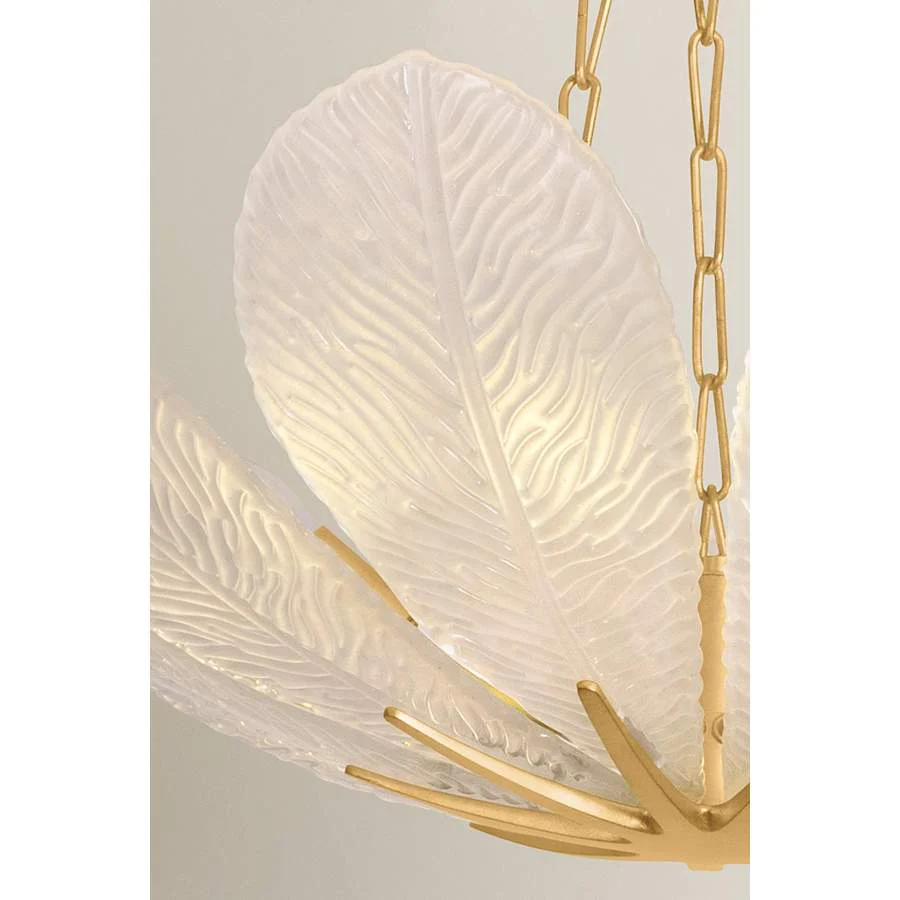 Corbett Lighting Galena 9 Light 34" Wide Pendant with Piastre Glass Shades - Image 2