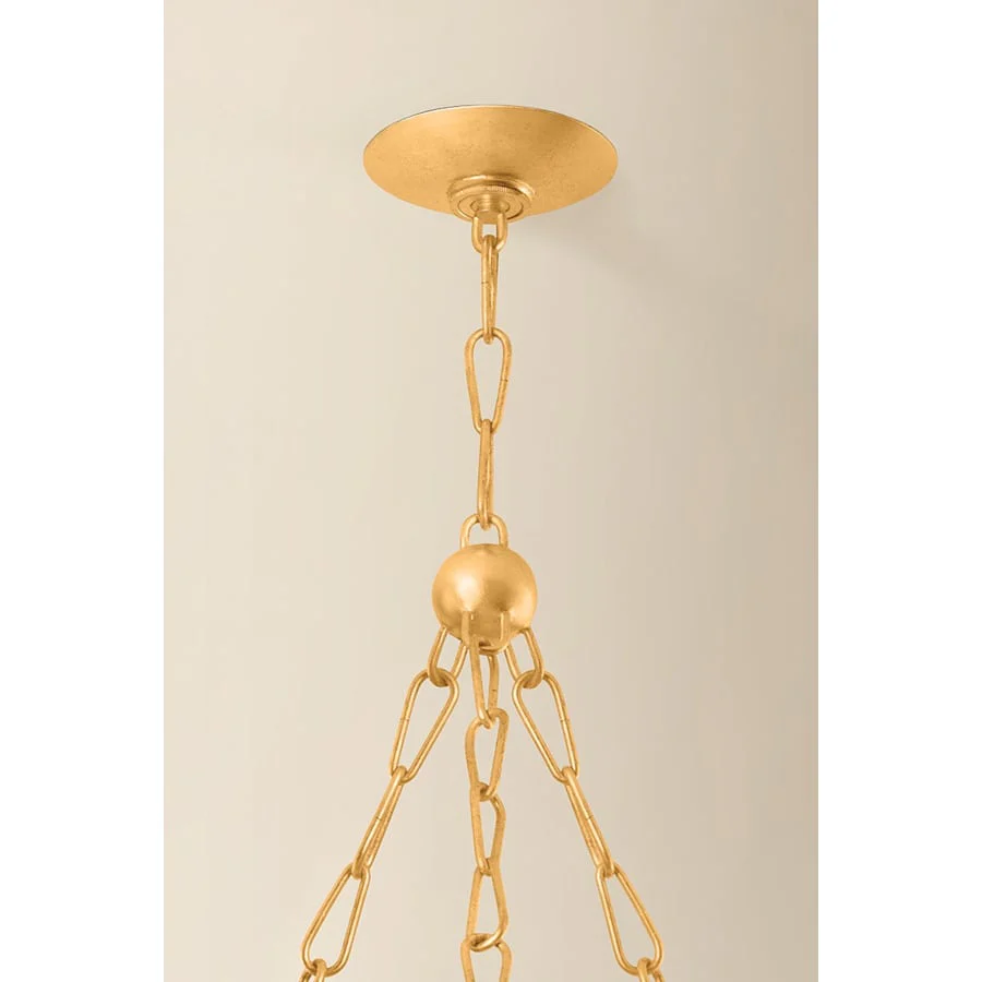 Corbett Lighting Galle 20 Light 54" Wide Abstract Chandelier with Oyster Shell Shades - Image 2