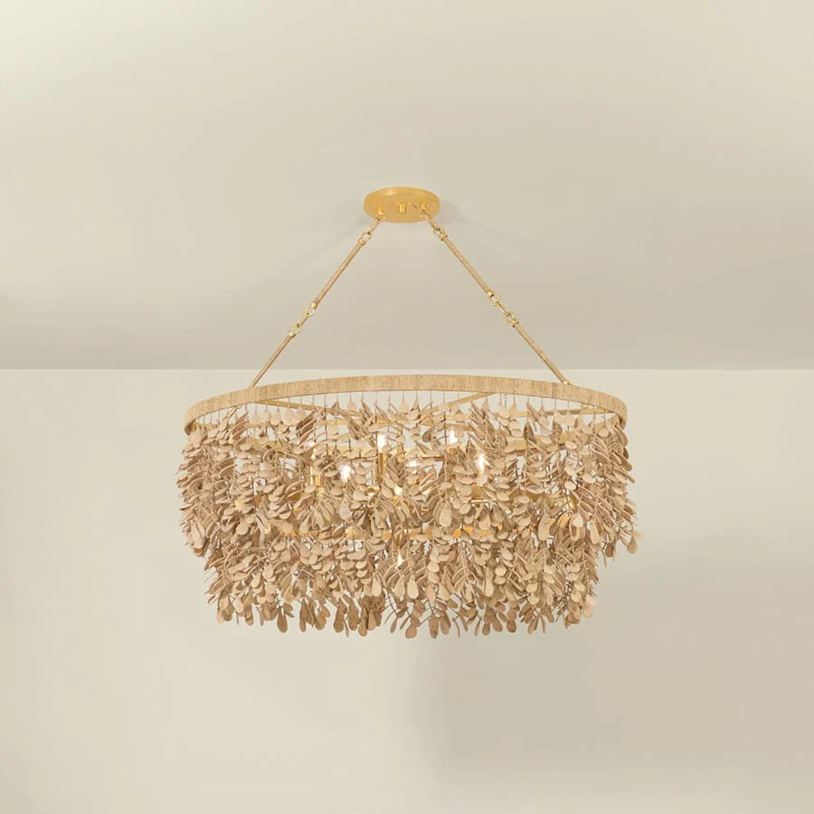 Corbett Lighting Naxos 9 Light 20" Wide Waterfall Chandelier with Hanging Coco Shells - Image 3
