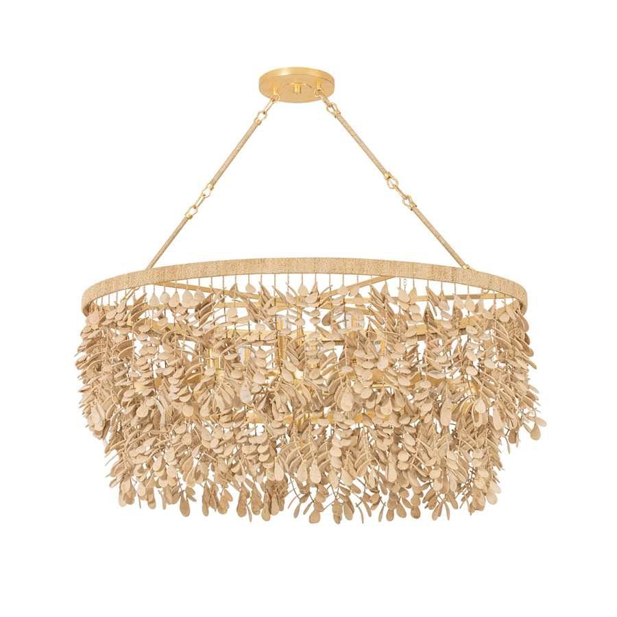 Corbett Lighting Naxos 9 Light 20" Wide Waterfall Chandelier with Hanging Coco Shells - Image 1