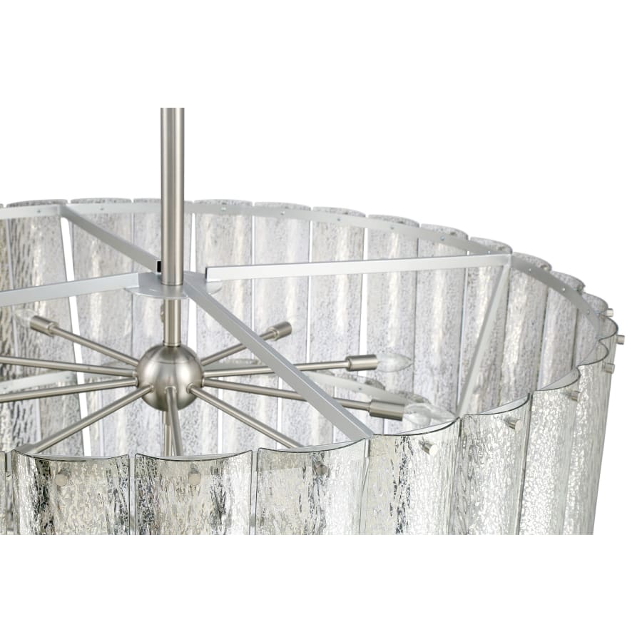 Craftmade Museo 4 Light 48" Wide Waterfall Chandelier with Water Glass Shades - Image 3