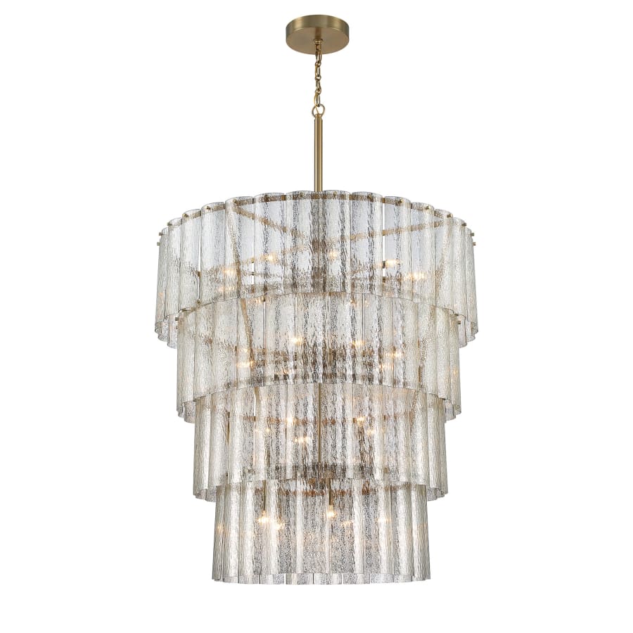 Craftmade Museo 4 Light 48" Wide Waterfall Chandelier with Water Glass Shades - Image 1