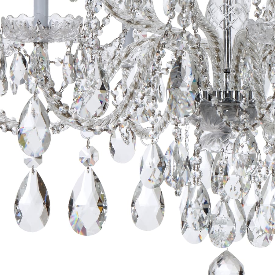 Crystorama Lighting Group Traditional Crystal 12 Light 38" Wide Crystal Chandelier with Swarovski Strass Crystal Accents - Image 2