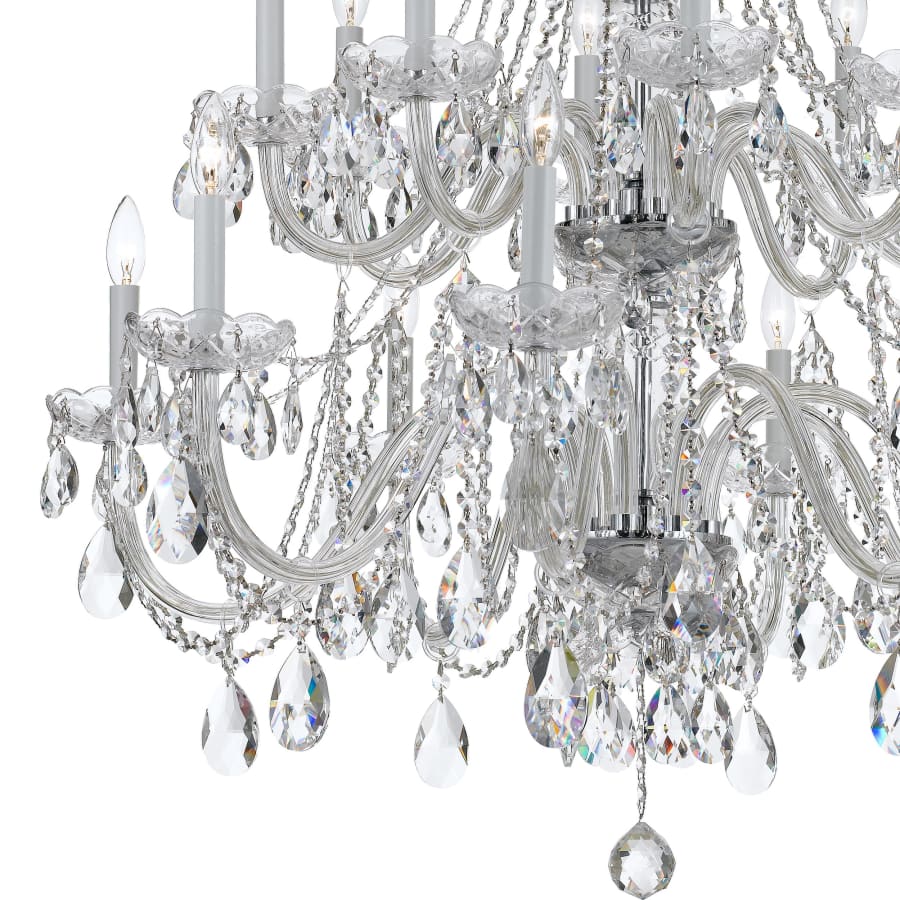 Crystorama Lighting Group Traditional Crystal 16 Light 37" Wide Crystal Chandelier with Swarovski Strass Crystal Accents - Image 2