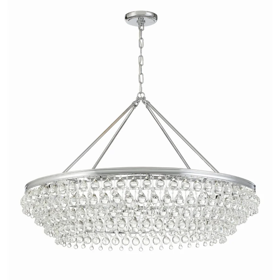 Crystorama Lighting Group Calypso 8 Light 40" Wide Chandelier with Clear Glass Accents - Image 2