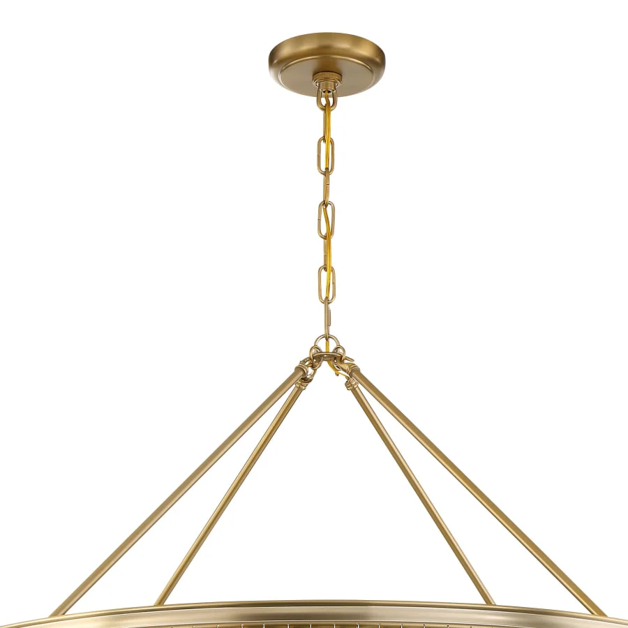 Crystorama Lighting Group Calypso 8 Light 40" Wide Chandelier with Clear Glass Accents - Image 3