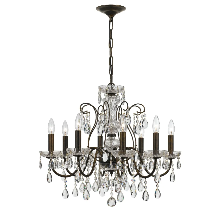 Crystorama Lighting Group Butler 8 Light 26" Wide Crystal Chandelier with Swarovski Strass Crystal Accents - Image 1