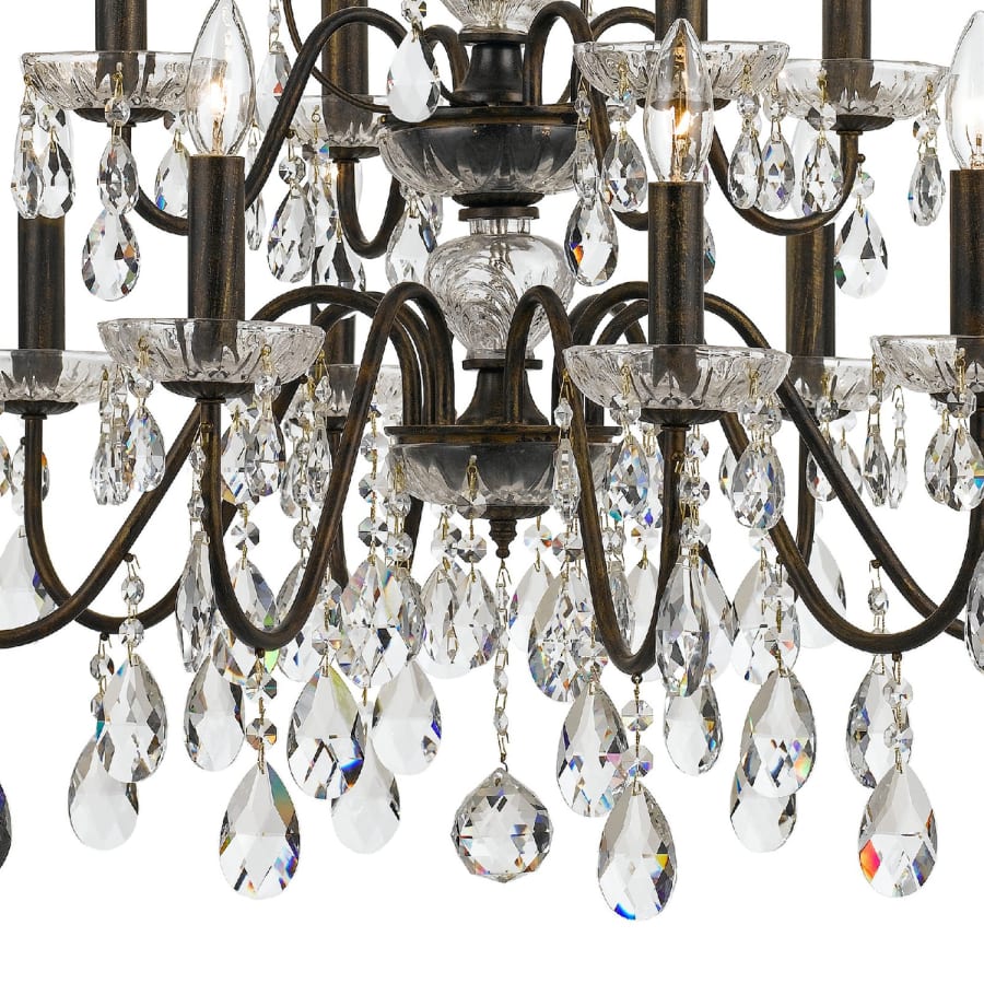 Crystorama Lighting Group Butler 12 Light 29" Wide Crystal Chandelier with Swarovski Spectra Crystal Accents - Image 3