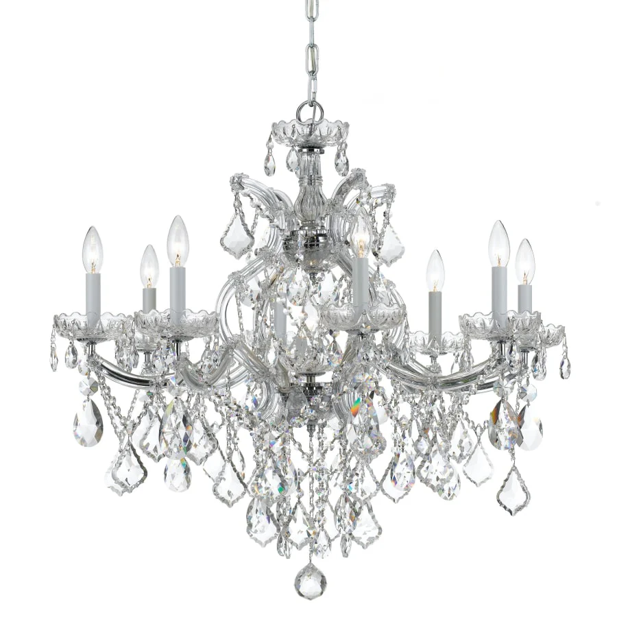 Crystorama Lighting Group Maria Theresa 9 Light 28" Wide Crystal Chandelier with Swarovski Spectra Crystal Accents - Image 1