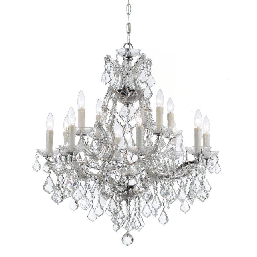 Crystorama Lighting Group Maria Theresa 13 Light 29" Wide Crystal Chandelier with Swarovski Strass Crystal Accents - Image 1