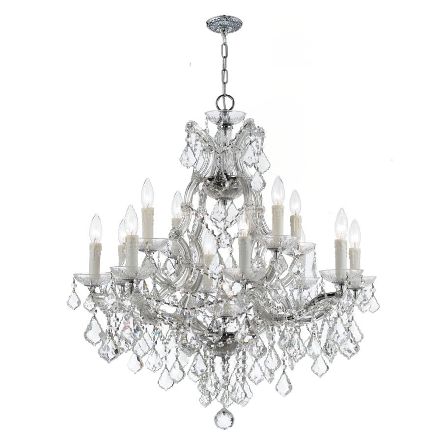 Crystorama Lighting Group Maria Theresa 13 Light 29" Wide Crystal Chandelier with Swarovski Strass Crystal Accents - Image 2