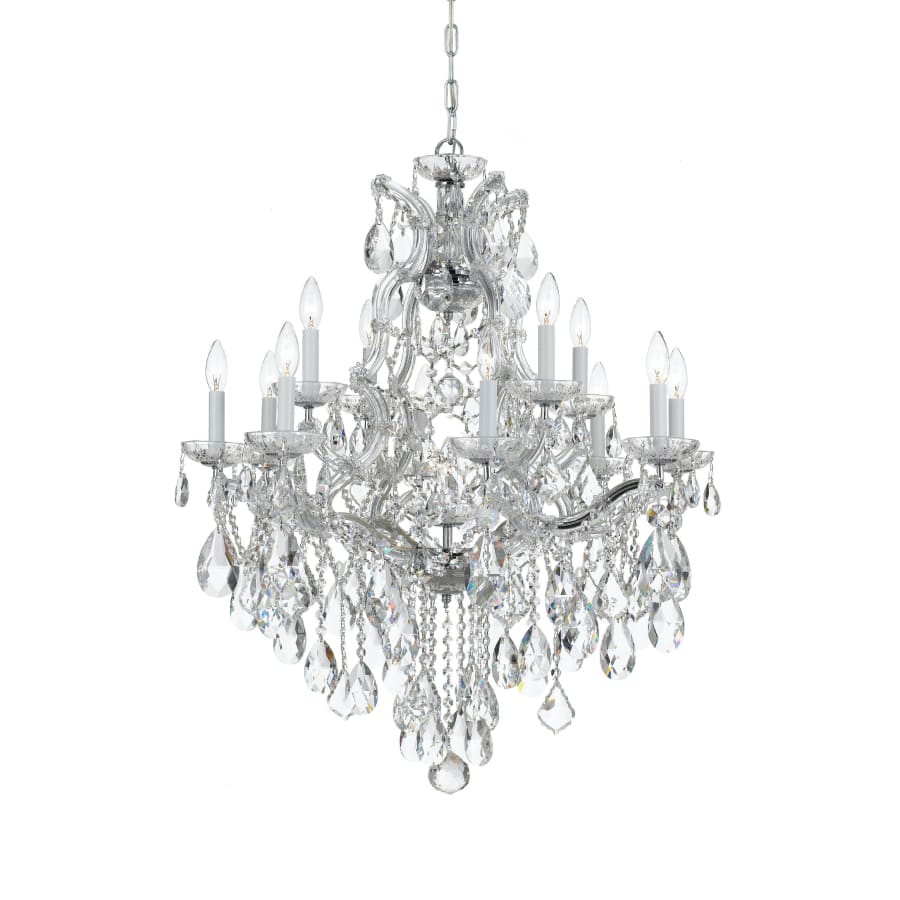 Crystorama Lighting Group Maria Theresa 13 Light 28" Wide Crystal Chandelier with Swarovski Strass Crystal Accents - Image 1