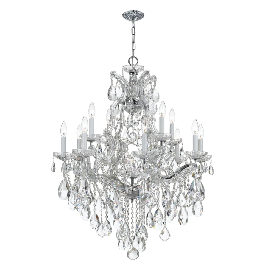 Crystorama Lighting Group Maria Theresa 13 Light 28" Wide Crystal Chandelier with Swarovski Strass Crystal Accents - Image 2