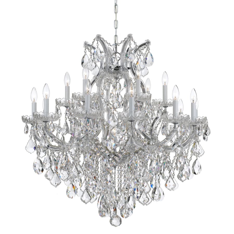 Crystorama Lighting Group Maria Theresa 19 Light 38" Wide Crystal Candle Style Chandelier with Swarovski Spectra Crystal Accents - Image 1