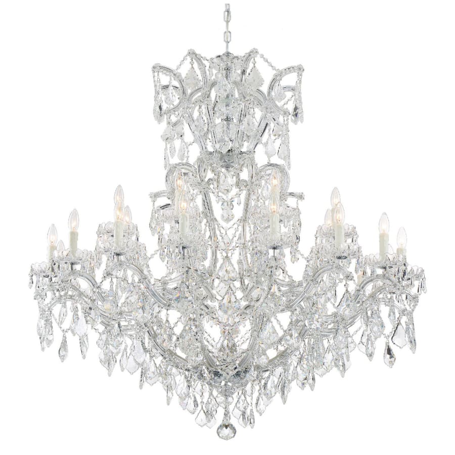 Crystorama Lighting Group Maria Theresa 25 Light 46" Wide Crystal Chandelier with Hand Cut Crystal Accents - Image 1