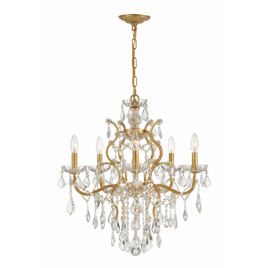 Crystorama Lighting Group Filmore 6 Light 23" Wide Crystal Chandelier with Swarovski Strass Crystal Accents - Image 2