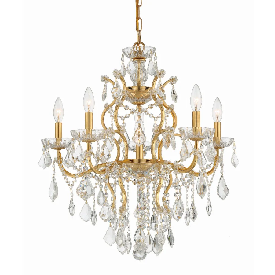 Crystorama Lighting Group Filmore 6 Light 23" Wide Crystal Chandelier with Swarovski Strass Crystal Accents - Image 1