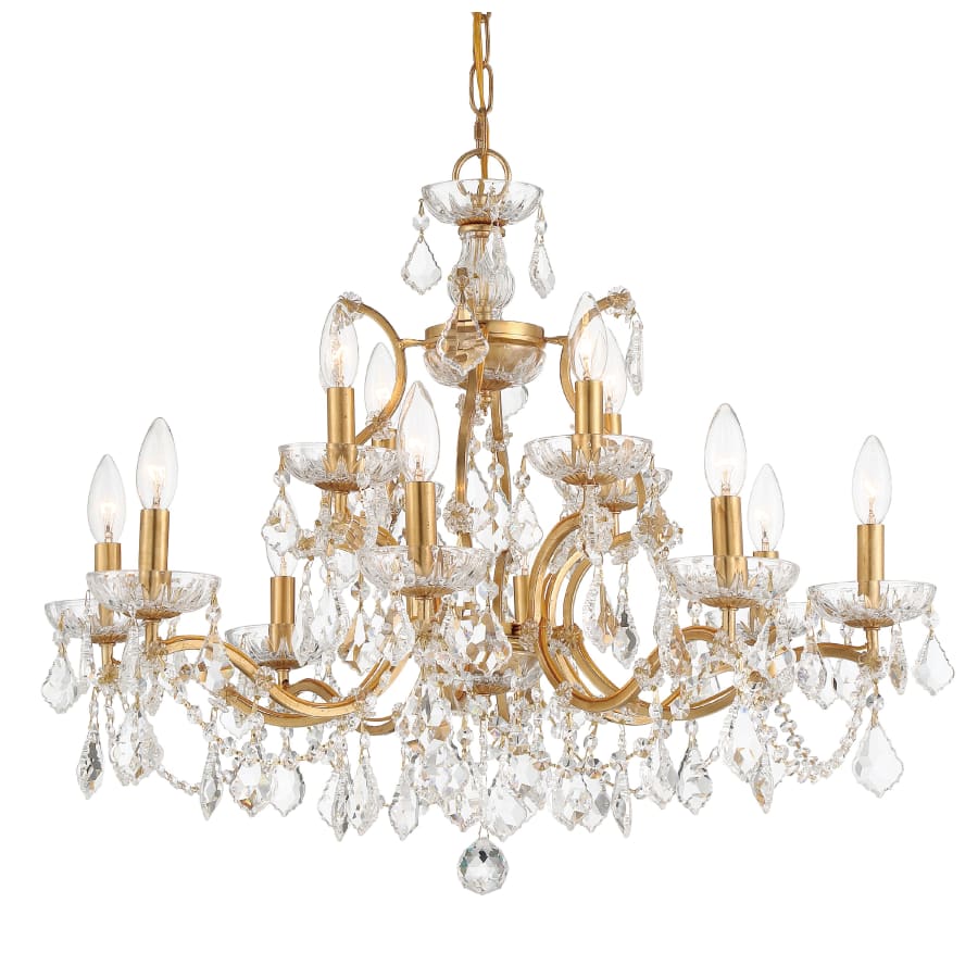 Crystorama Lighting Group Filmore 29" Wide 12 Light Crystal Candle Style Chandelier - Image 1