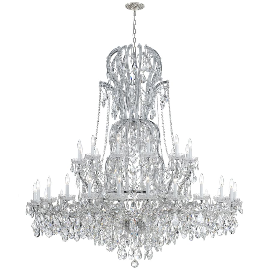 Crystorama Lighting Group Maria Theresa 37 Light 64" Wide Crystal Chandelier with Swarovski Strass Crystal Accents - Image 1