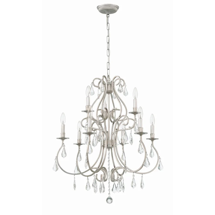 Crystorama Lighting Group Ashton 9 Light 26" Wide Crystal Chandelier with Swarovski Strass Crystal Accents - Image 3