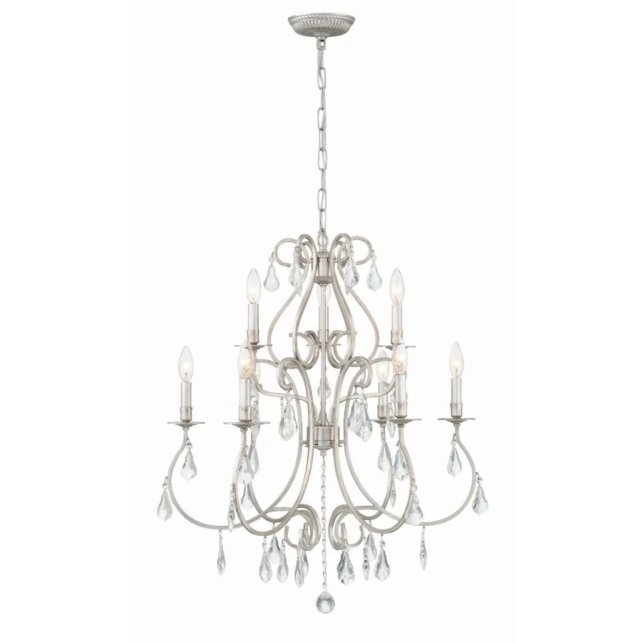 Crystorama Lighting Group Ashton 9 Light 26" Wide Crystal Chandelier with Swarovski Strass Crystal Accents - Image 2