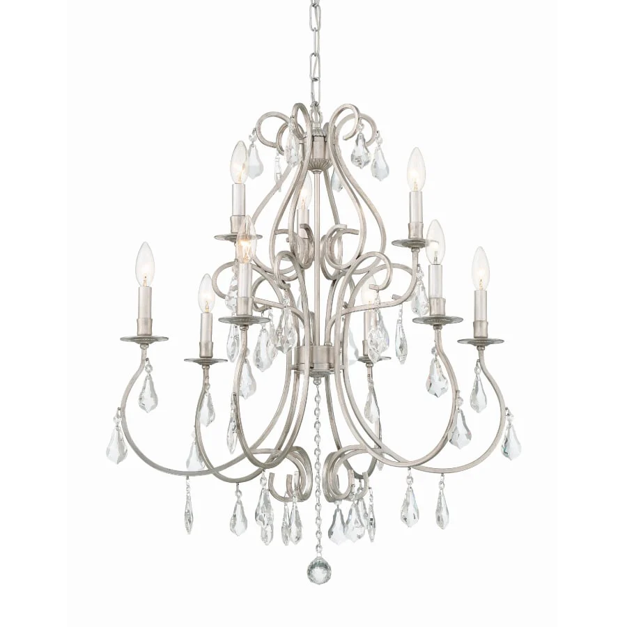 Crystorama Lighting Group Ashton 9 Light 26" Wide Crystal Chandelier with Swarovski Strass Crystal Accents - Image 1