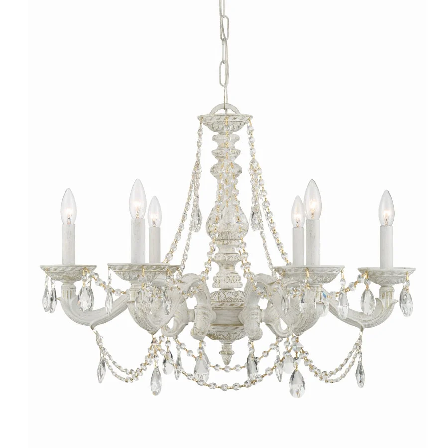 Crystorama Lighting Group Paris Market 6 Light 28" Wide Crystal Chandelier with Swarovski Strass Crystal Accents - Image 1