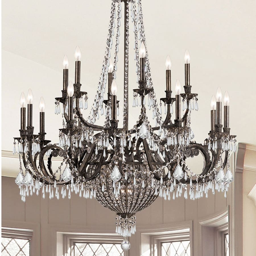 Crystorama Lighting Group Vanderbilt 23 Light 44" Wide Crystal Chandelier with Hand Cut Crystal Accents - Image 3
