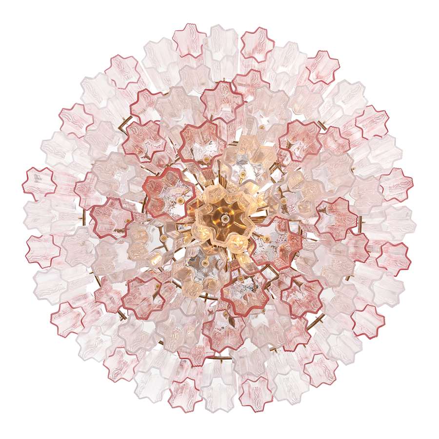 Crystorama Lighting Group Addis 20 Light 32" Wide Chandelier with Spring Tronchi Glass - Image 3
