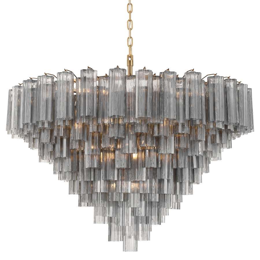 Crystorama Lighting Group Addis 28 Light 49" Wide Waterfall Chandelier - Image 1