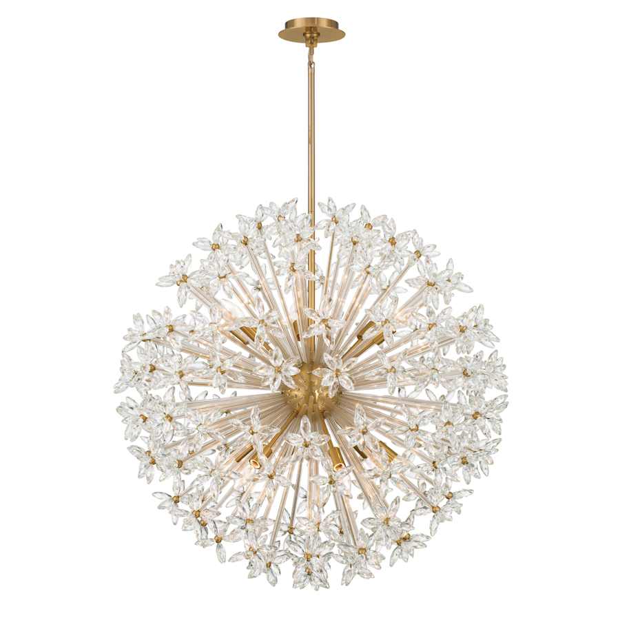 Crystorama Lighting Group Adley 12 Light 34" Wide Globe Chandelier - Image 3
