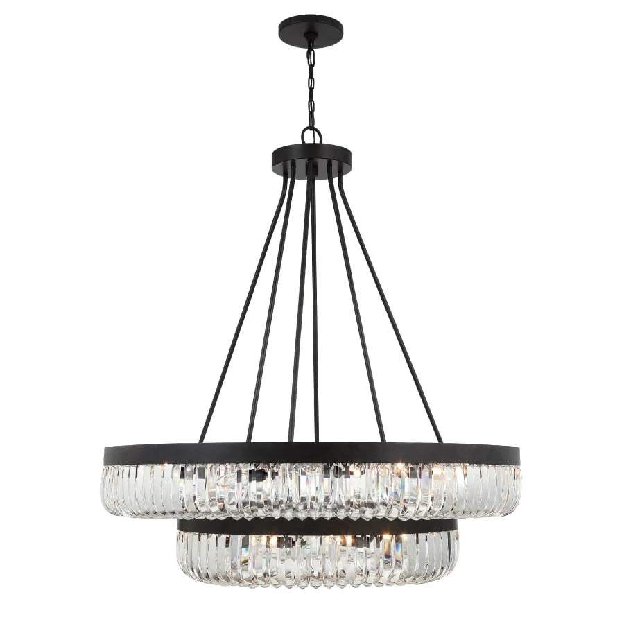 Crystorama Lighting Group Alister 26 Light 42" Wide Ring Chandelier with Clear Glass Shades - Image 1