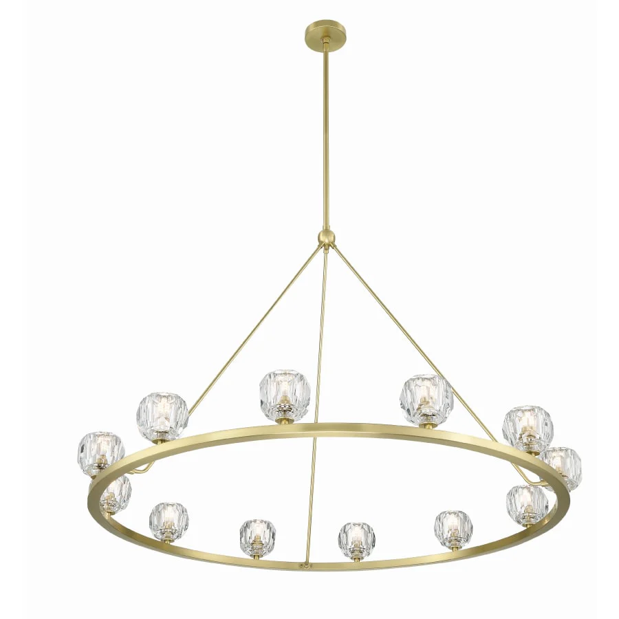 Crystorama Lighting Group Aragon 12 Light 48" Wide LED Crystal Ring Chandelier - Image 3