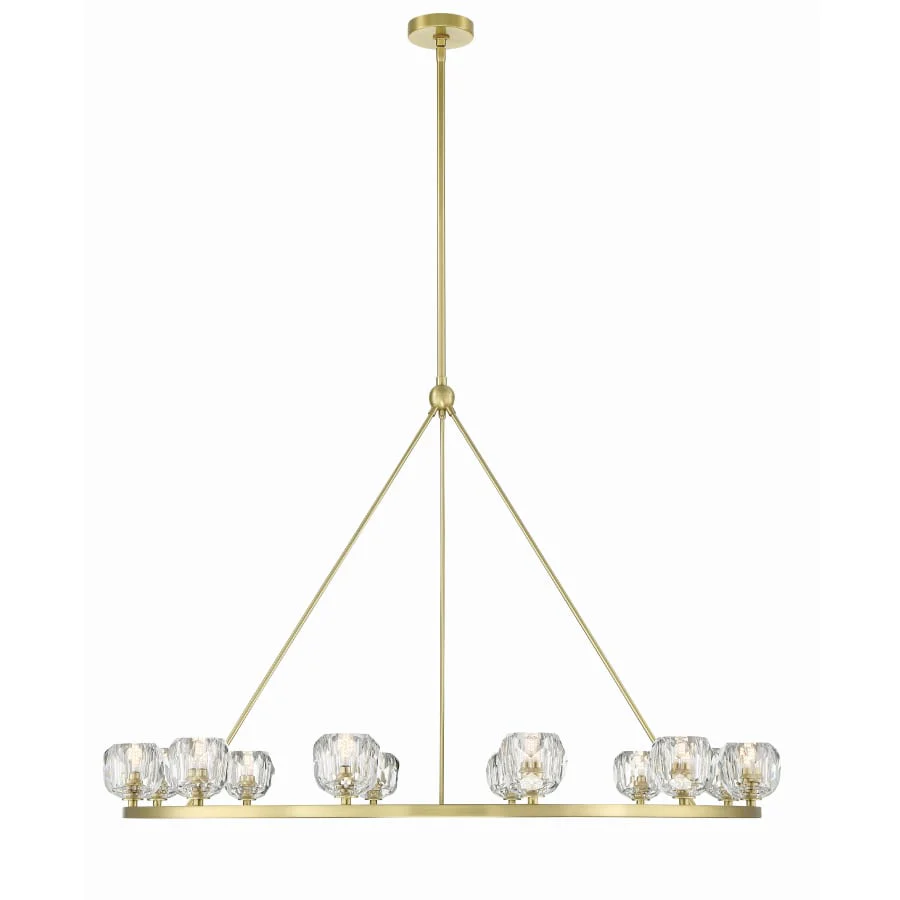 Crystorama Lighting Group Aragon 12 Light 48" Wide LED Crystal Ring Chandelier - Image 2