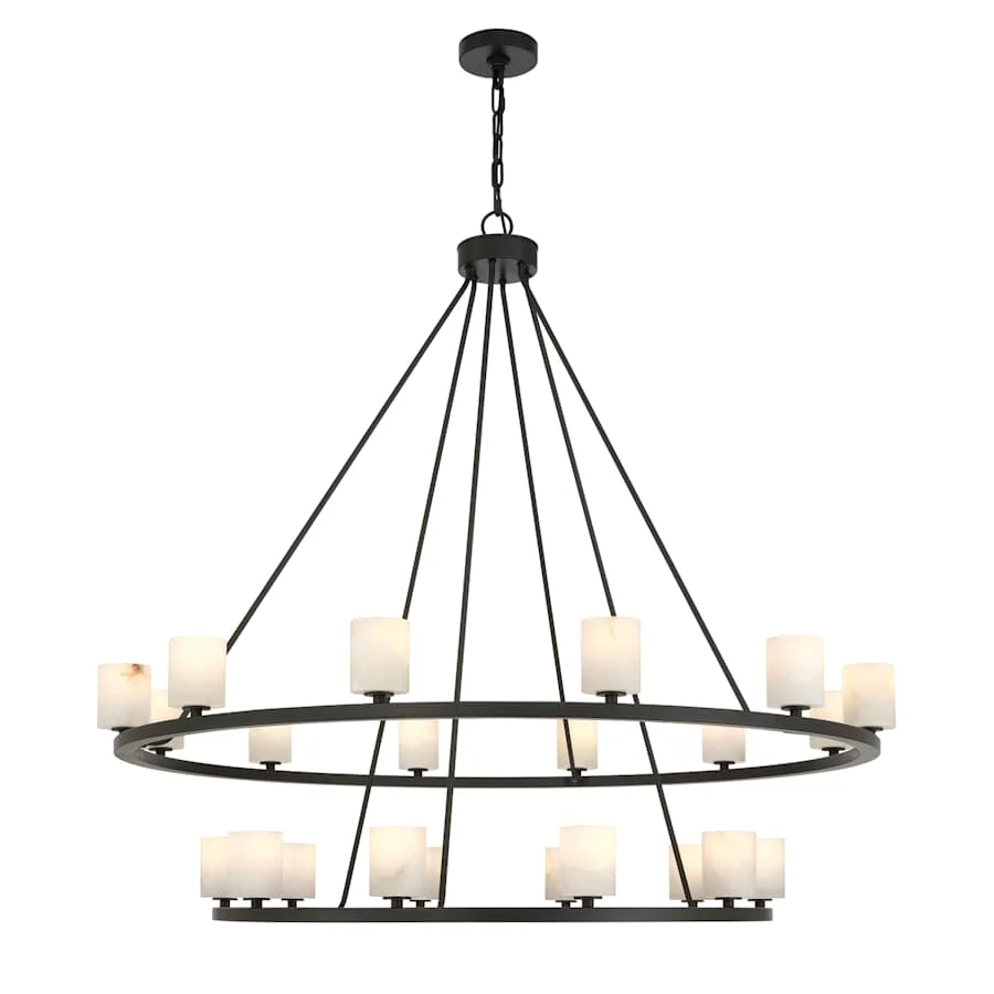 Crystorama Lighting Group Aragon 22 Light 47" Wide LED Chandelier - Image 3