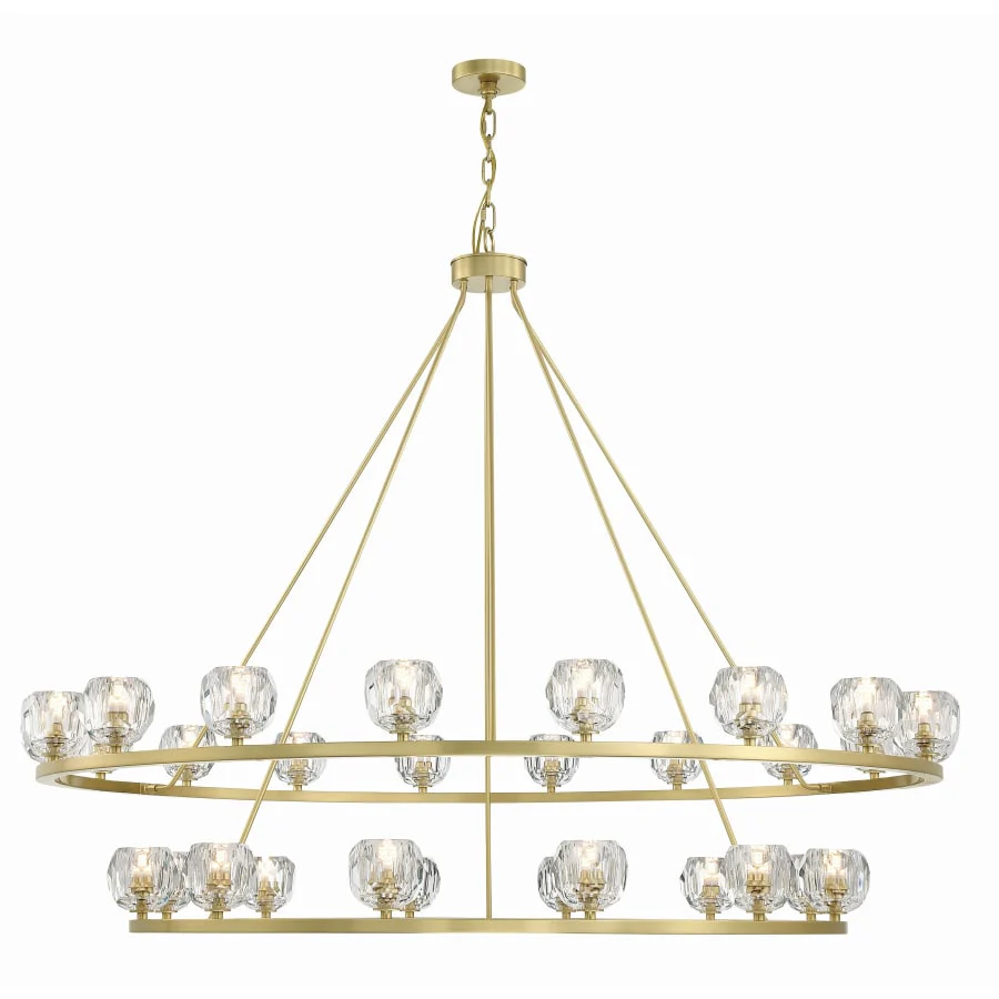 Crystorama Lighting Group Aragon 30 Light 60" Wide LED Crystal Ring Chandelier - Image 2