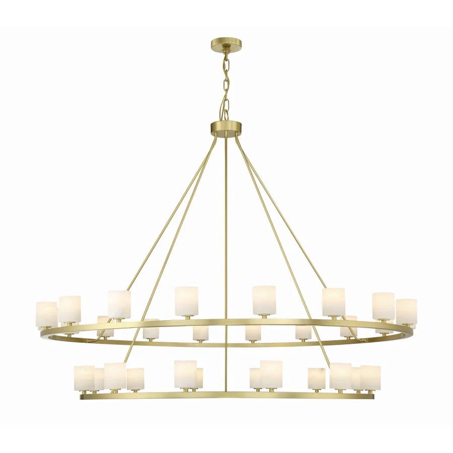 Crystorama Lighting Group Aragon 30 Light 59" Wide LED Ring Chandelier - Image 3