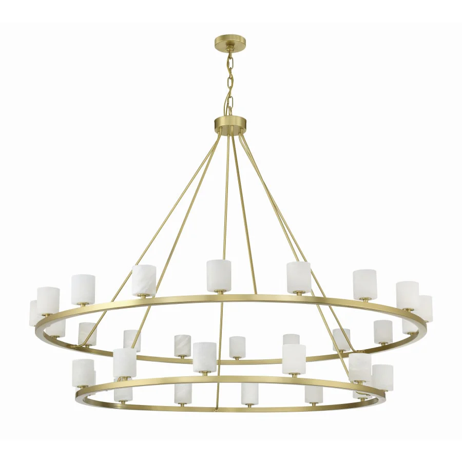 Crystorama Lighting Group Aragon 30 Light 59" Wide LED Ring Chandelier - Image 2