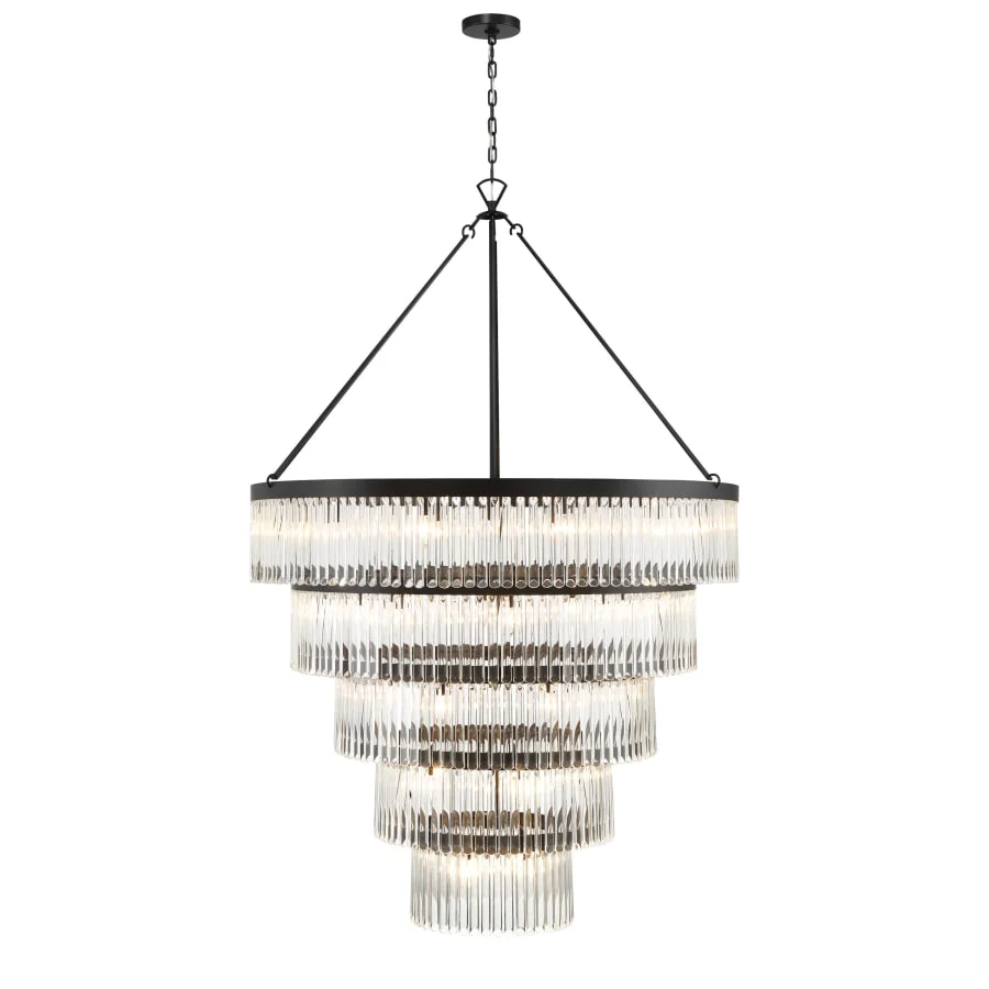 Crystorama Lighting Group Emory 30 Light 48" Wide Crystal Ring Chandelier - Image 3