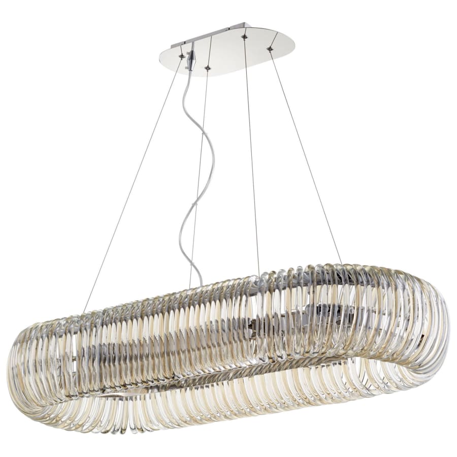 Cyan Design Beaming Around 8 Light 39" Wide Linear Chandelier - Image 1