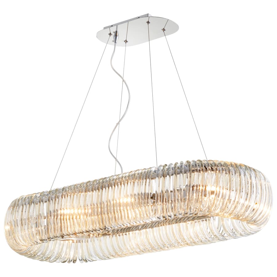 Cyan Design Beaming Around 8 Light 39" Wide Linear Chandelier - Image 2