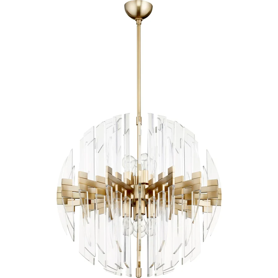 Cyan Design Zion 8 Light 27" Wide Pendant - Image 1