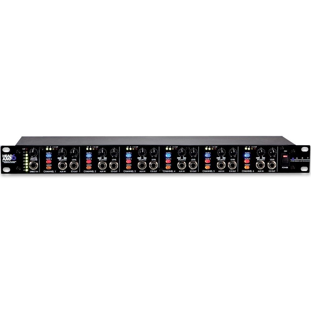 ART Pro Audio HeadAMP 6 6-Channel Headphone Amp - Image 1