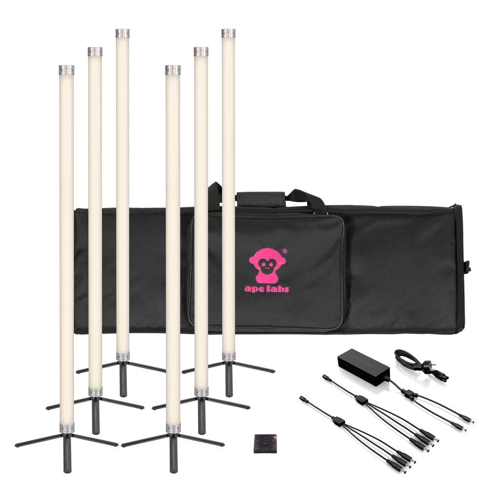 Ape Labs Neon Tube Tour Pack w/ 6x WW Lights inc Soft Bag - Image 1