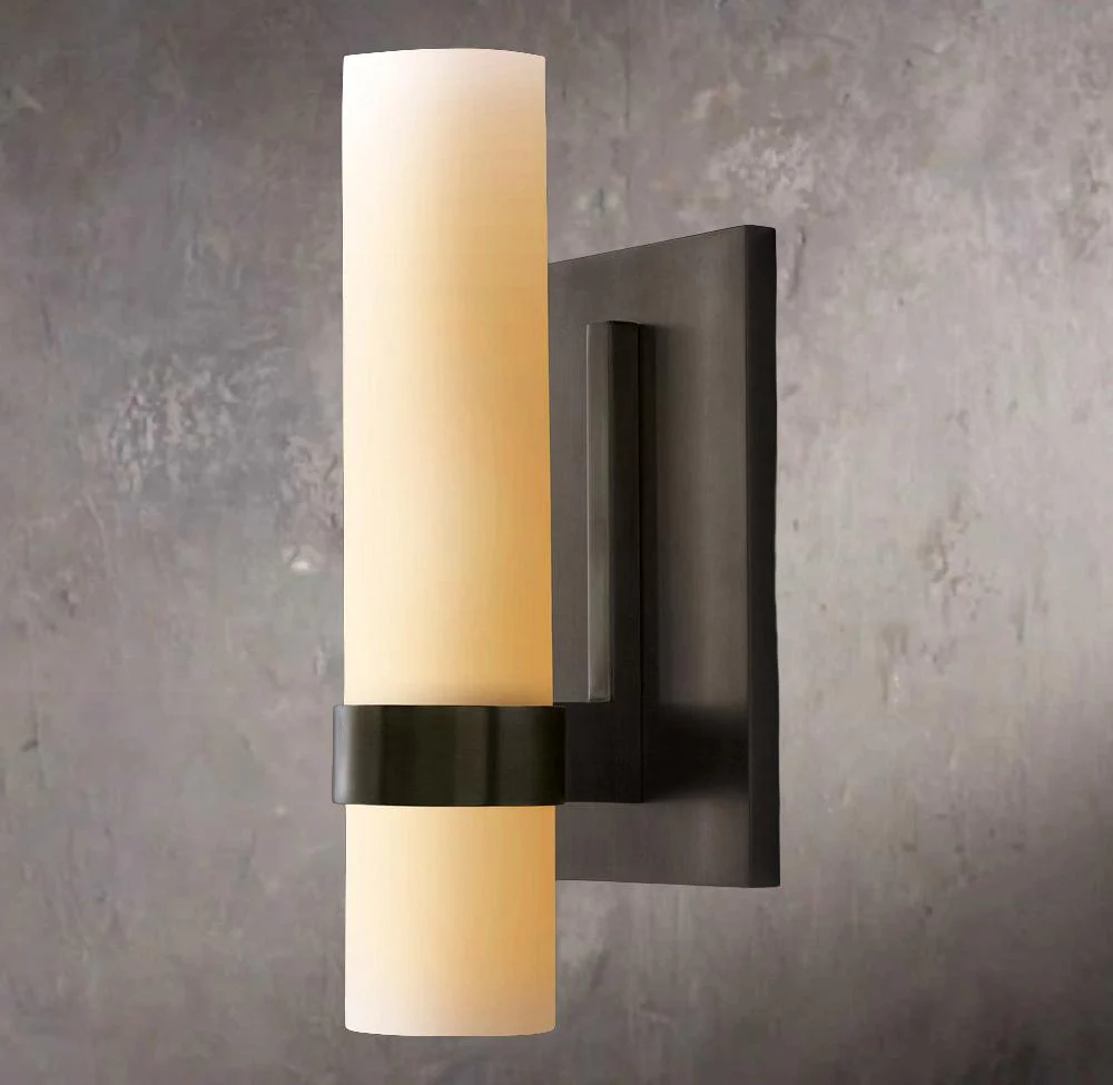 Ravelles Opal Milk Wall Sconce 12" - Image 3
