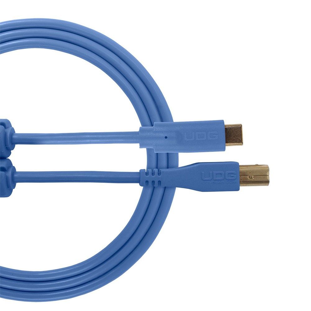 UDG Ultimate Audio Cable USB 2.0 C-B (Light Blue) Straight 1.5m - Image 1